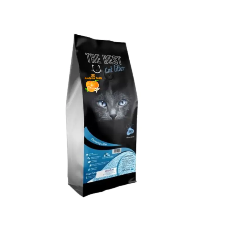 THE BEST CAT LITTER 10 KG MANDARINE/VANILLE - 1