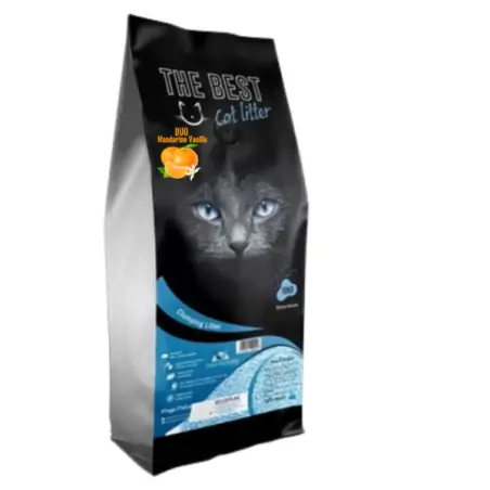 THE BEST CAT LITTER 10 KG MANDARINE/VANILLE - 1