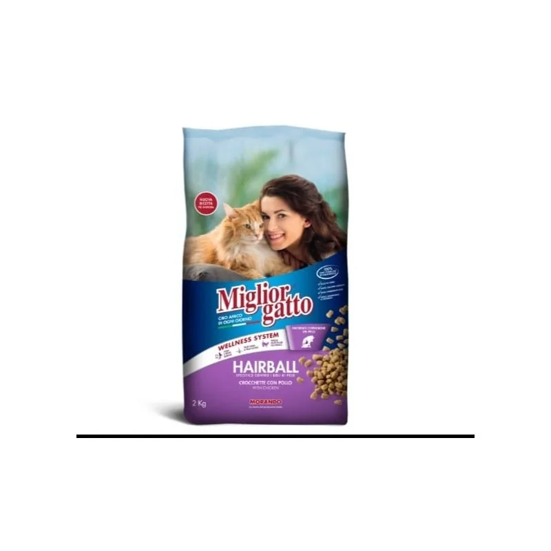 Migliore gatto adult Hairball Poulet 2 kg Miglior gatto - 1