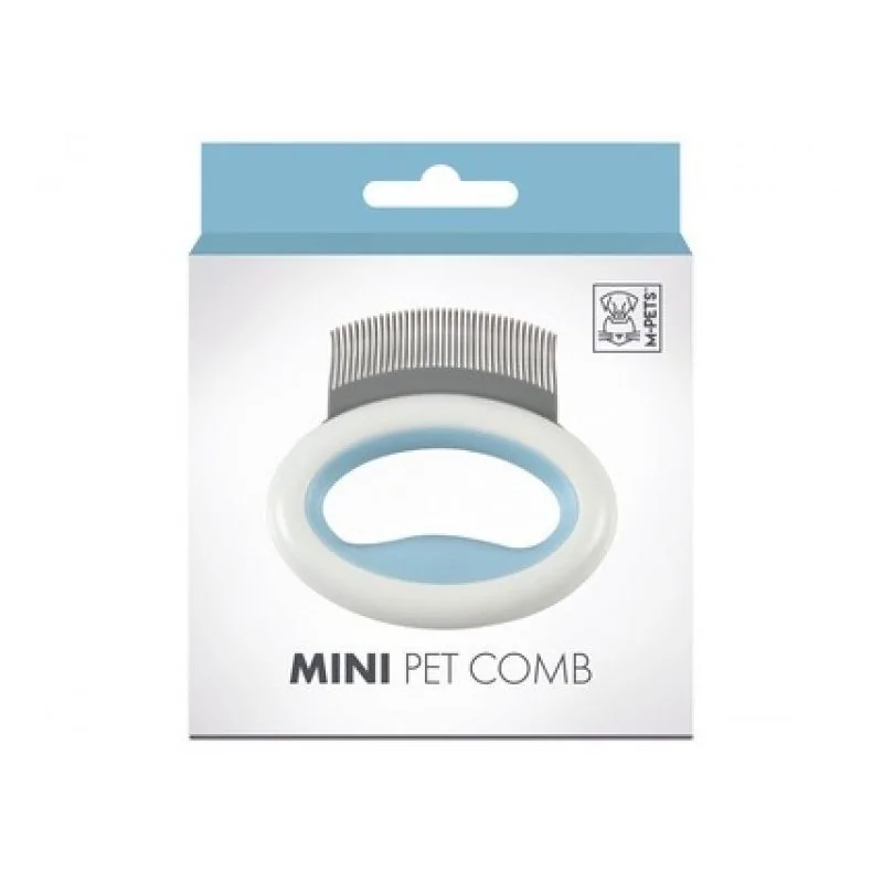 Mini Peigne bleu pour Chien et Chat M-PETS - 1