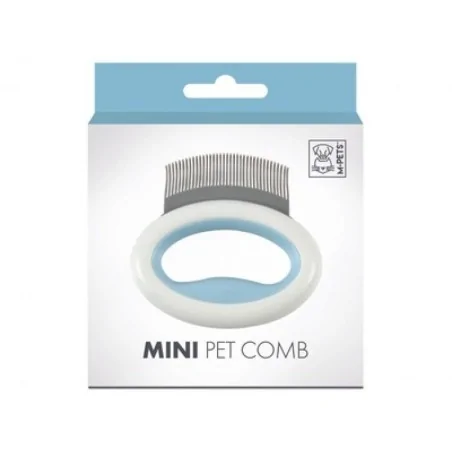 Mini Peigne bleu pour Chien et Chat M-PETS - 1