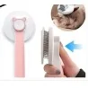 BROSSE CHAT ET CHIEN AUTONETTOYANTE - BLANCHE - 1