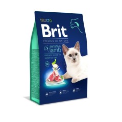 Brit Premium By Nature à l'Agneau pour chat Sensible 8kg