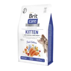 Brit Care au Saumon pour Chaton Sans Céréales, Immunité et Digestion 2 KG Brit - 1