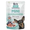 Pochon Brit Care Mini au Saumon et Hareng pour Chien Stérilisé 85g Brit - 1