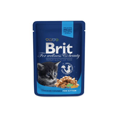 Pochon Brit Premium Poulet pour chaton 100gr