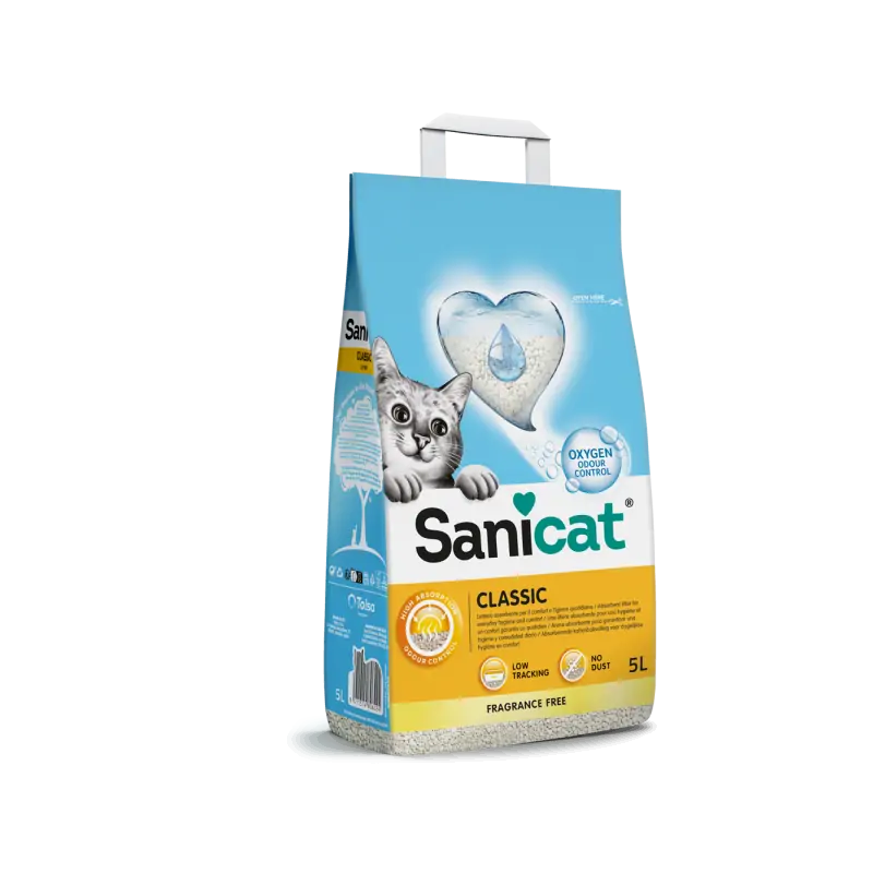 Litiére SANICAT CLASSIC OXYGEN 5 L SANICAT - 1