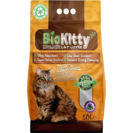 BioKitty Litière Agglomérante UC Lavande 10L BioKitty - 1