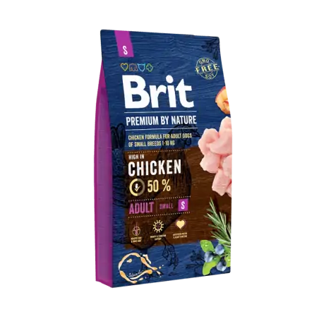 Brit Premium by Nature Adulte S au Poulet 8 kg Brit - 1