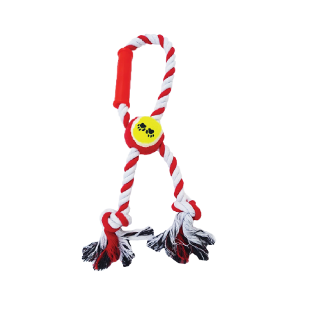 Felican jouet corde tennis poignée 33 cm