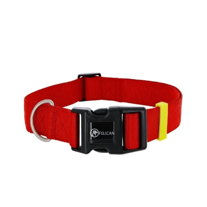 Felican Premiun collier chien UNI Rouge 2cm Felican - 1