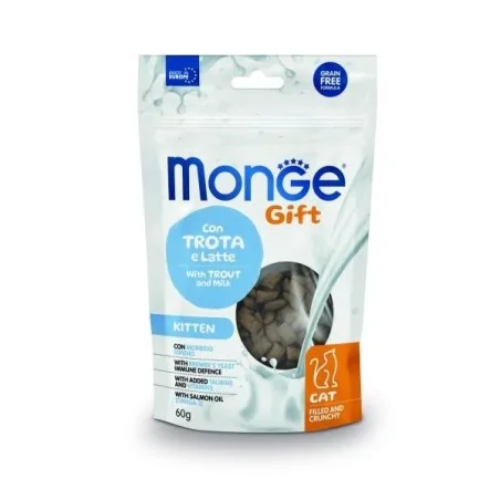 Monge Gift Truite Chaton Fourrée et Croquante au Lait 60g