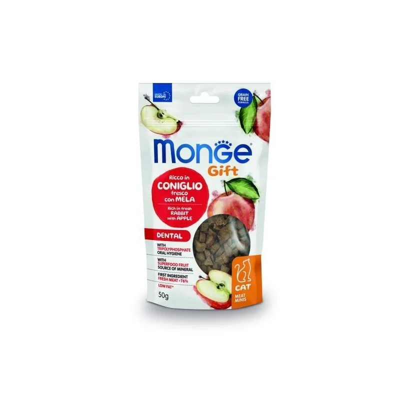 Monge Gift Mini Chat Dental Lapin/Pomme 50g