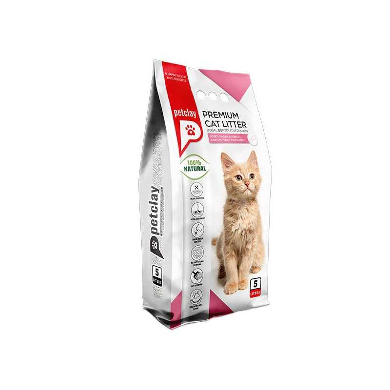 Petclay Clumping Cat Litter - Baby Powder 20L