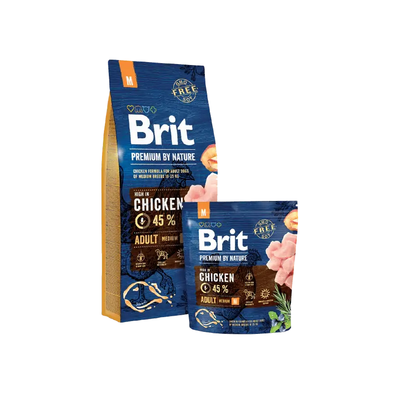 Brit Premium by Nature ADULT M 3 KG Brit Premium by Nature ADULT M 3 KG