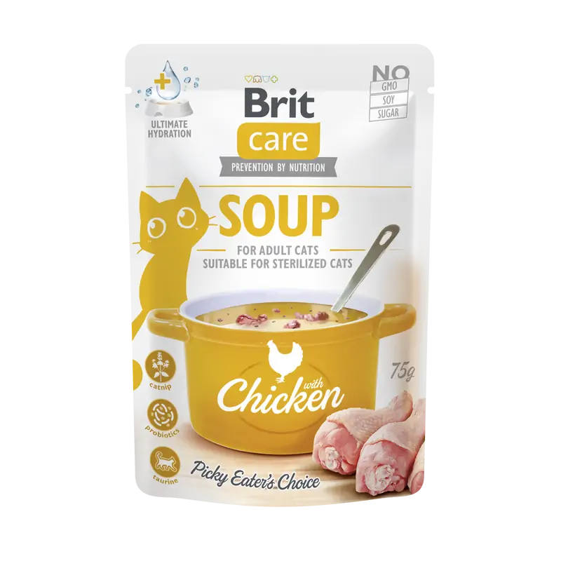 Brit Care Cat Soupe au Poulet 75g Brit - 1