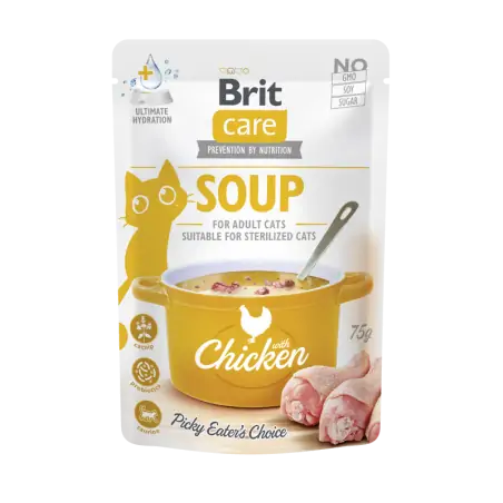 Brit Care Cat Soupe au Poulet 75g Brit - 1