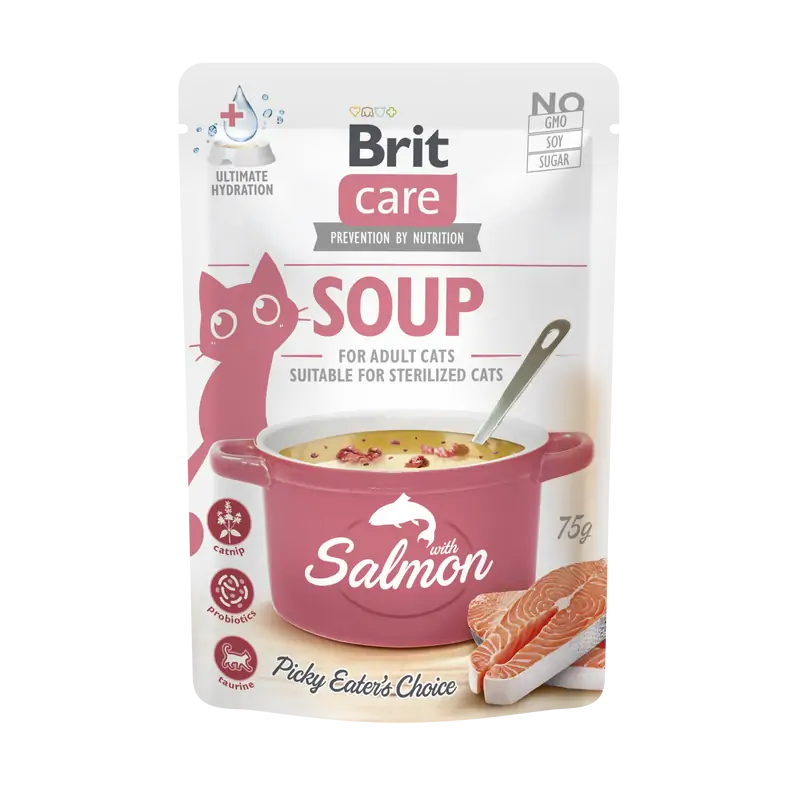 Brit Care Cat Soupe au Saumon 75g Brit - 1