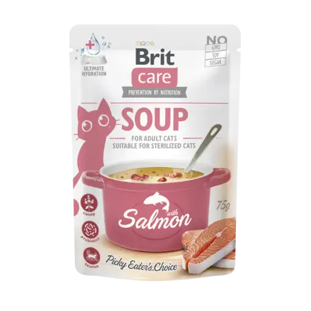 Brit Care Cat Soupe au Saumon 75g Brit - 1