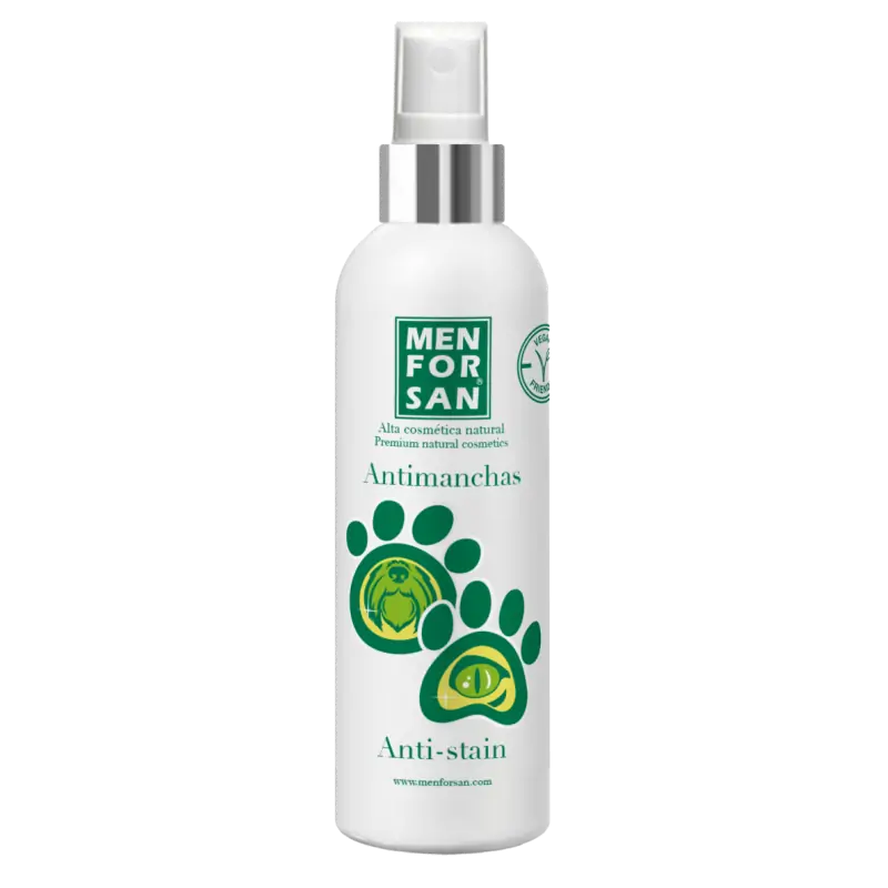 Anti-tâches yeux et bouche pour chien et chat 125ml MenForSan - 1