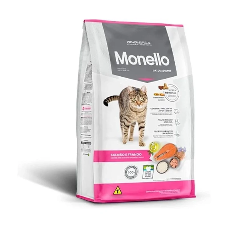 Monello Adult Cats Salmon and Chicken & nuggets1Kg