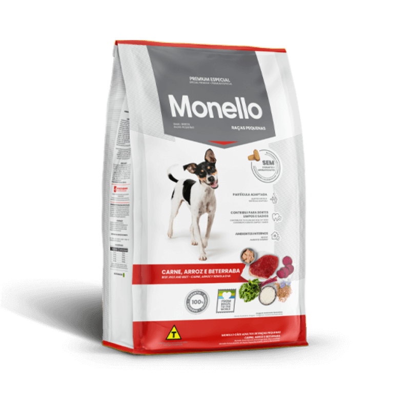 MONELLO Chien mini adulte bœuf & riz 1 KG