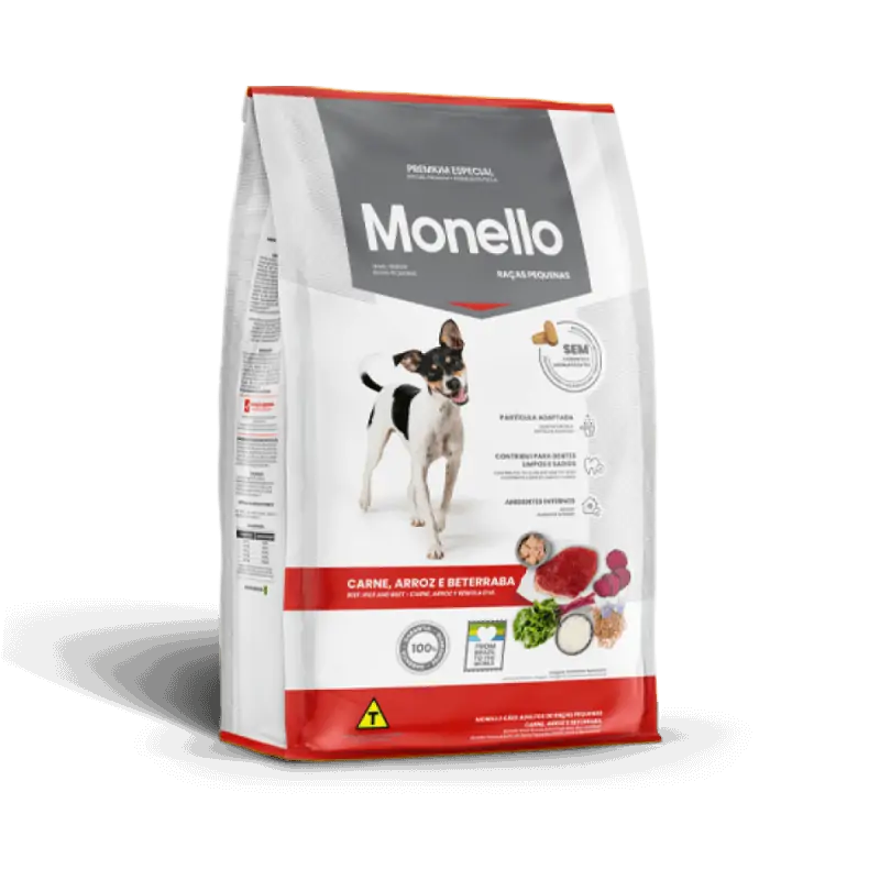 MONELLO Chien mini adulte bœuf & riz 1 KG