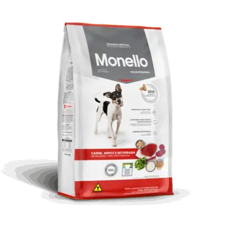 MONELLO Chien mini adulte bœuf & riz 1 KG