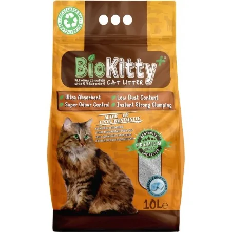 BioKitty Litière Agglomérante UC Savon de Marseille 10L BioKitty - 1