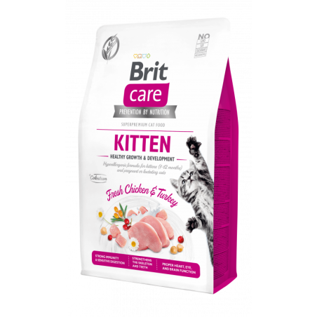 Brit Care Kitten au Poulet pour Chaton Sans Céréales 400g