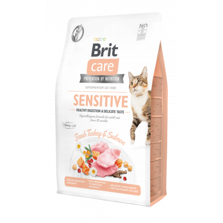 Brit Care Sensitive pour Chat Sensible Sans Céréales 400g