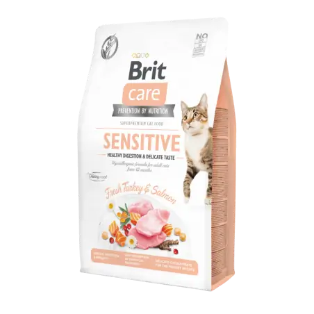 Brit Care Sensitive pour Chat Sensible Sans Céréales 2KG