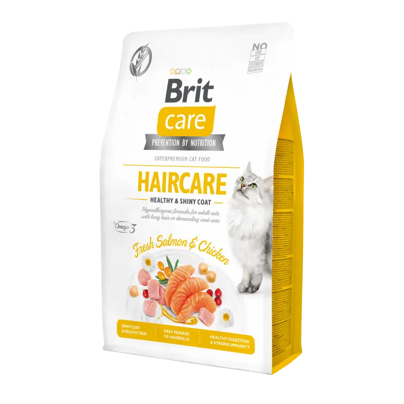 Brit Care Haircare&Shiny Coat Beauté du Poil Sans Céréales 2 KG