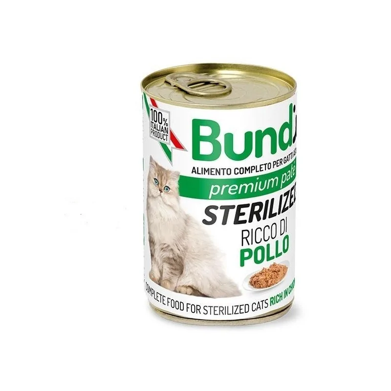 Boite Bundy Chat stérilisé Poulet 400 Gr Bundy - 1