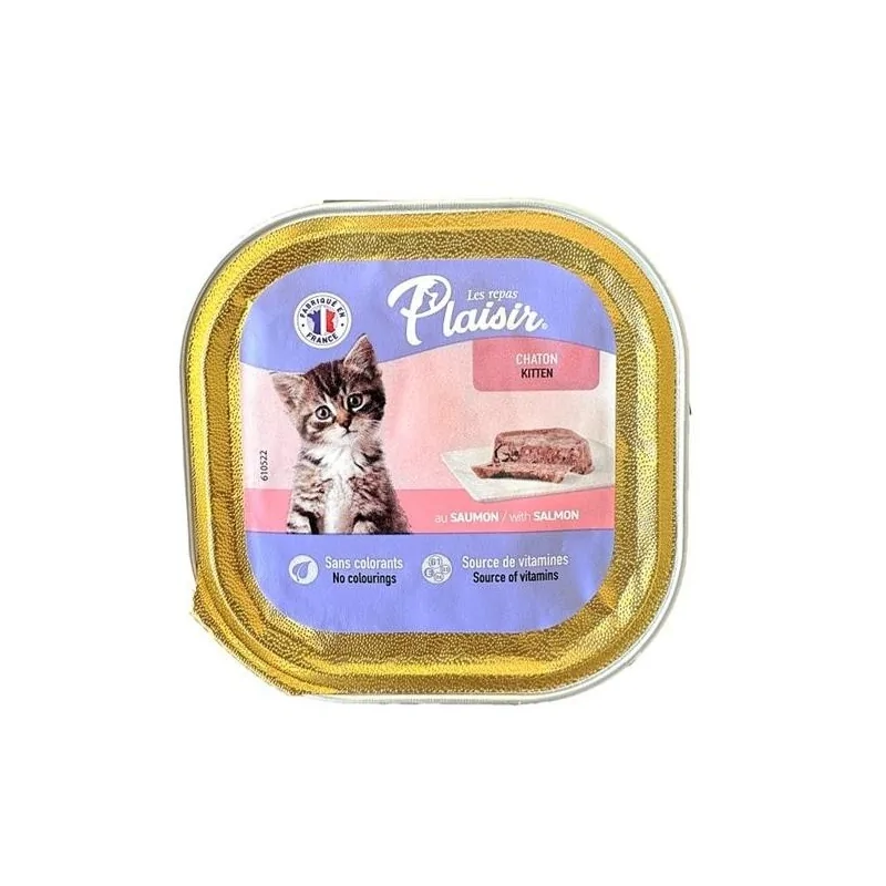 Barquettes Plaisir Chatton au Saumon 100gr Repas Plaisir - 1