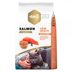 Amity Super Premium Low Grain Saumon Adulte Chat 2Kg Amity - 1