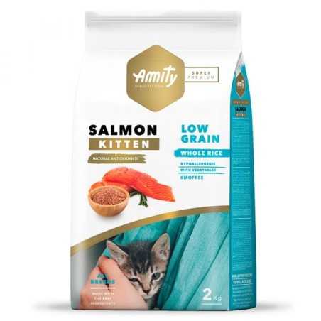 Amity Super Premium Low Grain Saumon Chaton 2Kg