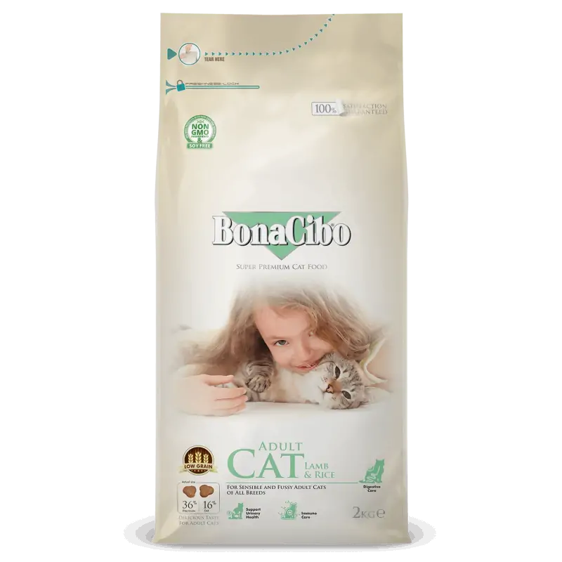 BONACIBO CAT ADULT LAMB & RICE 2KG Bunacibo - 1