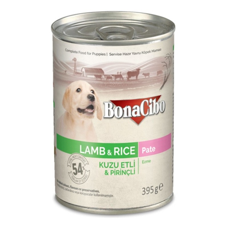 Bonacibo pour chiots à l'agneau et au riz 400 gr