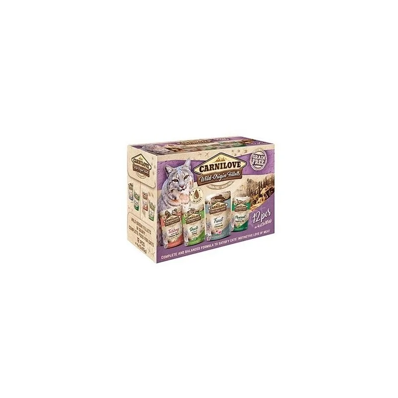 MULTIPACK CARNILOVE POCHON CHAT (12x85g) CARNILOVE - 1