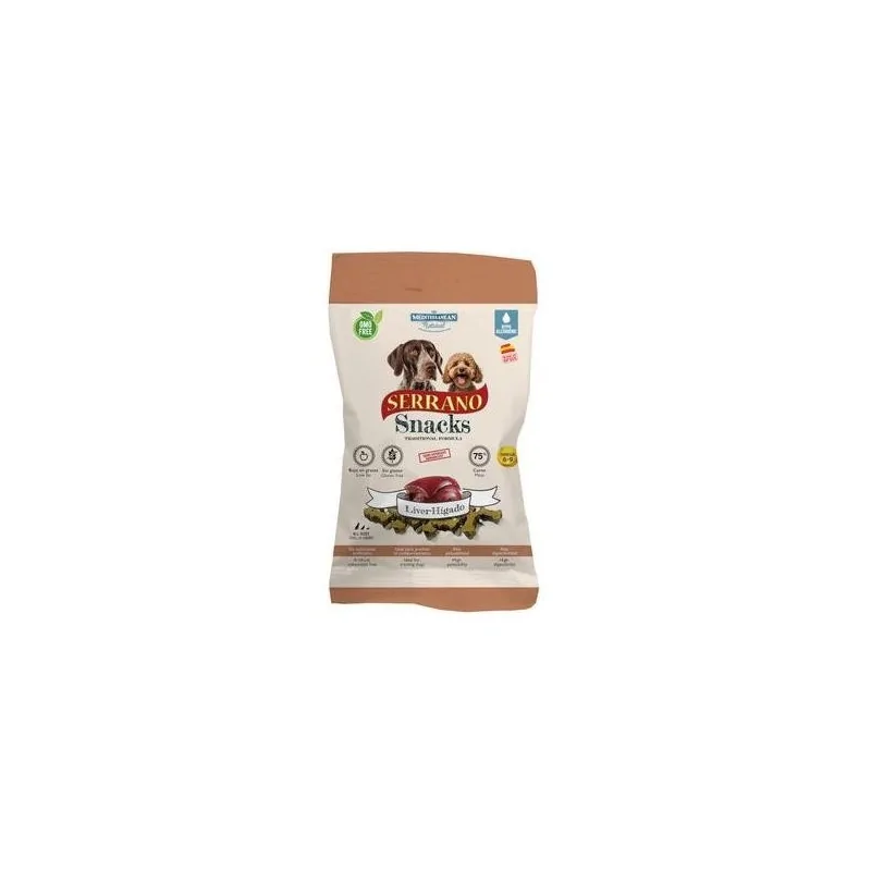 Friandises Chien-SERRANO SNACK DOGS FOIE 100g-Tunisie