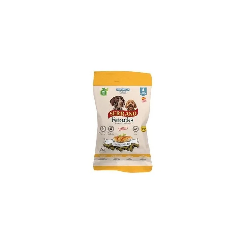 Friandises Chien-SERRANO SNACK DOGS POULET 100g-Tunisie