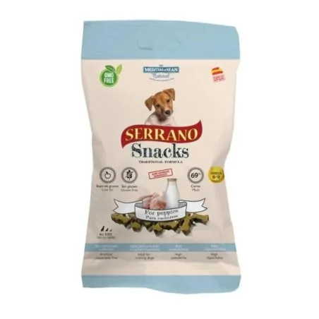 Friandises Chien-Serrano Snacks pour chiots – Saveur Poulet et Jambon Serrano, 100g-Tunisie