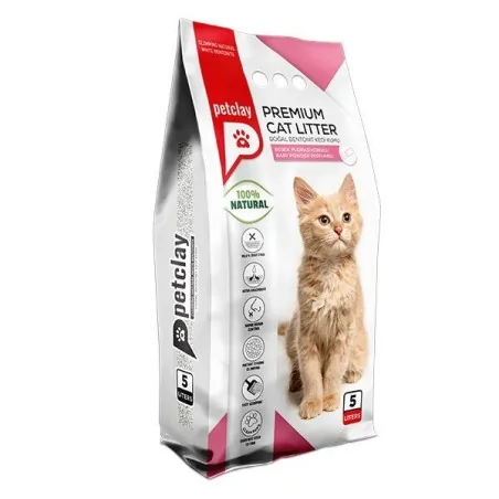 Petclay Clumping Cat Litter - Baby Powder 20L Petclay - 1