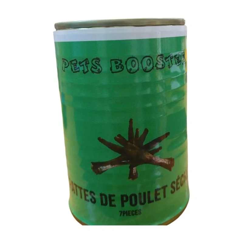 Friandises Chien-Boite de Patte de poulet séché BOOSTER-Tunisie