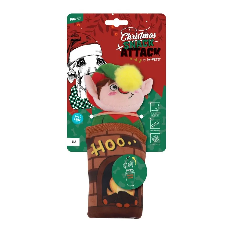 Jouets-Distributeur de friandises Snack Attack Christmas - Elf-Tunisie