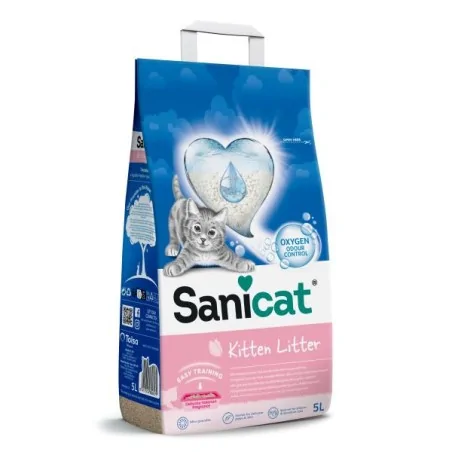 Litières Absorbante-Litiére SANICAT KITTEN 5L-Tunisie