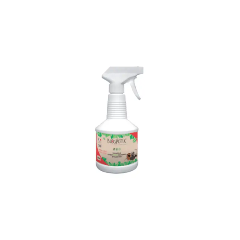 Collier & pipettes Anti Puce Chien-Biospotix Spray Antiparasitaire Intérieur 500ml-Tunisie