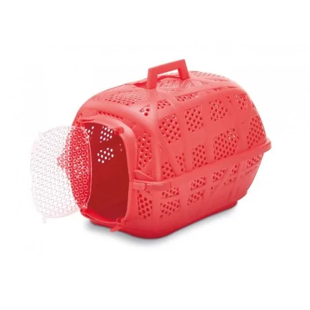 Cage de Transport-Carry Sport Porte Plastique Rouge-Tunisie