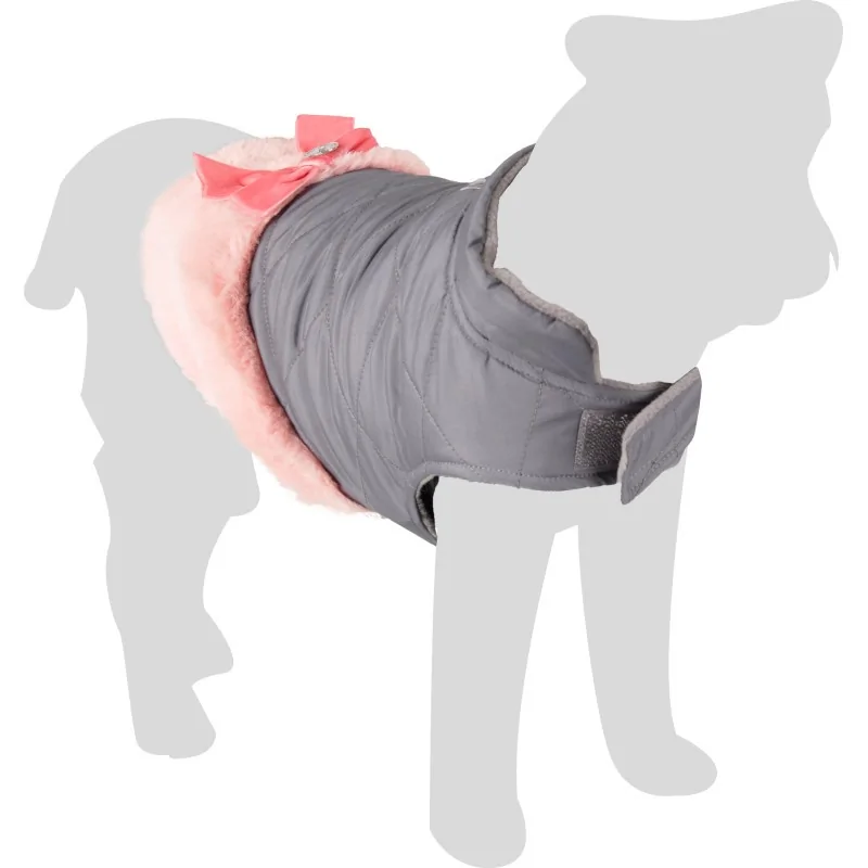 Harnais-Manteau pour Chien Valentina Gris – Taille M (25 cm)-Tunisie